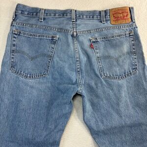 Levis 517 Boot Cut Jeans Mens 38x32 Blue Cowboy Western Ranch Low Casual Y2K